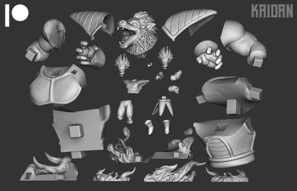 Vegeta Ozaru  STL 3D PRINTING - Imagen 3